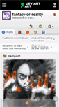 Mobile Screenshot of fantasy-or-reality.deviantart.com