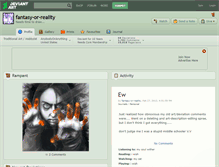 Tablet Screenshot of fantasy-or-reality.deviantart.com