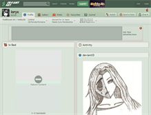 Tablet Screenshot of loryx.deviantart.com