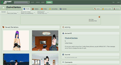 Desktop Screenshot of elusivegiantess.deviantart.com