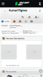 Mobile Screenshot of kumaritigress.deviantart.com