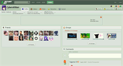 Desktop Screenshot of cyberxkitten.deviantart.com