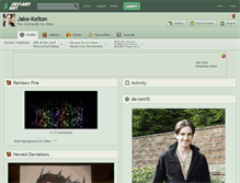 Tablet Screenshot of jake-kelton.deviantart.com