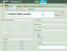 Tablet Screenshot of ak61.deviantart.com