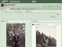 Tablet Screenshot of myou-mo-mento.deviantart.com