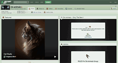 Desktop Screenshot of da-animals.deviantart.com