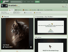 Tablet Screenshot of da-animals.deviantart.com