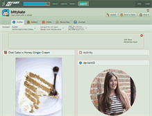Tablet Screenshot of bittykate.deviantart.com