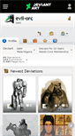 Mobile Screenshot of evil-orc.deviantart.com