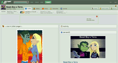 Desktop Screenshot of beast-boy-x-terra.deviantart.com