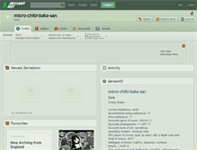 Tablet Screenshot of micro-chibi-baka-san.deviantart.com