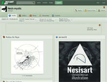 Tablet Screenshot of nesis-mystic.deviantart.com