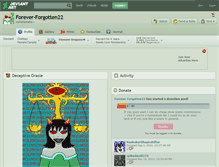 Tablet Screenshot of forever-forgotten22.deviantart.com
