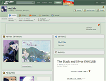 Tablet Screenshot of heixyin.deviantart.com