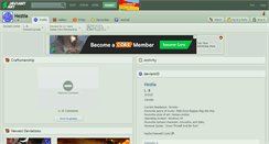 Desktop Screenshot of heztia.deviantart.com