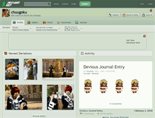 Tablet Screenshot of chuugoku.deviantart.com