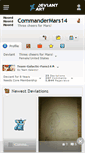 Mobile Screenshot of commandermars14.deviantart.com