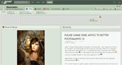 Desktop Screenshot of blackgekko.deviantart.com