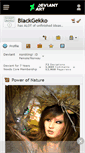 Mobile Screenshot of blackgekko.deviantart.com