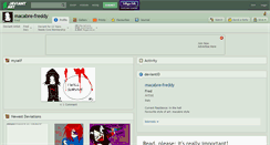 Desktop Screenshot of macabre-freddy.deviantart.com