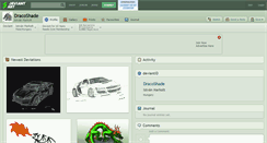Desktop Screenshot of dracoshade.deviantart.com