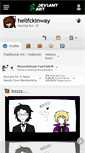 Mobile Screenshot of hellfckinway.deviantart.com