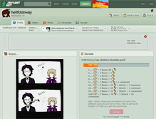 Tablet Screenshot of hellfckinway.deviantart.com