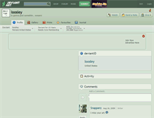 Tablet Screenshot of loosley.deviantart.com