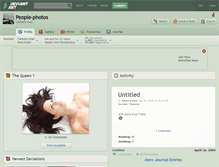 Tablet Screenshot of people-photos.deviantart.com