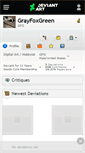 Mobile Screenshot of grayfoxgreen.deviantart.com