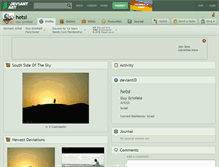 Tablet Screenshot of hetsi.deviantart.com
