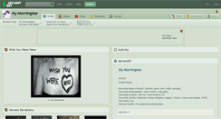 Desktop Screenshot of my-morningstar.deviantart.com