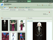 Tablet Screenshot of imperialdraco.deviantart.com