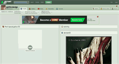 Desktop Screenshot of gothicdesign.deviantart.com