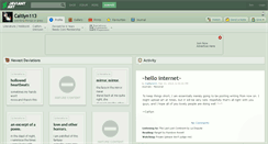 Desktop Screenshot of caitlyn113.deviantart.com
