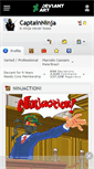 Mobile Screenshot of captainninja.deviantart.com