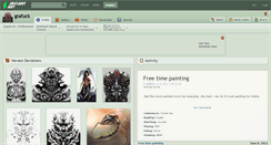Desktop Screenshot of grafuck.deviantart.com