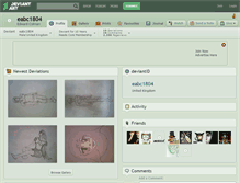 Tablet Screenshot of eabc1804.deviantart.com