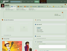 Tablet Screenshot of editzp.deviantart.com