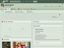 Tablet Screenshot of antonia-graza.deviantart.com