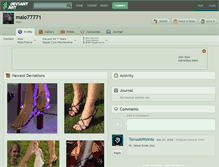 Tablet Screenshot of malo77771.deviantart.com