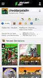 Mobile Screenshot of cheddarpaladin.deviantart.com
