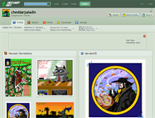 Tablet Screenshot of cheddarpaladin.deviantart.com