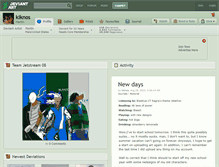 Tablet Screenshot of kiknos.deviantart.com