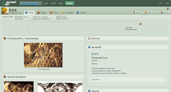 Desktop Screenshot of e-x-g.deviantart.com