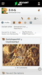 Mobile Screenshot of e-x-g.deviantart.com