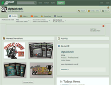 Tablet Screenshot of digitalsketch.deviantart.com