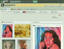Tablet Screenshot of jeremyosborne.deviantart.com