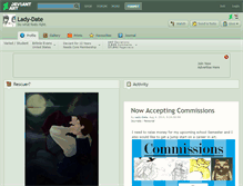 Tablet Screenshot of lady-date.deviantart.com