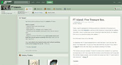 Desktop Screenshot of ft-island.deviantart.com